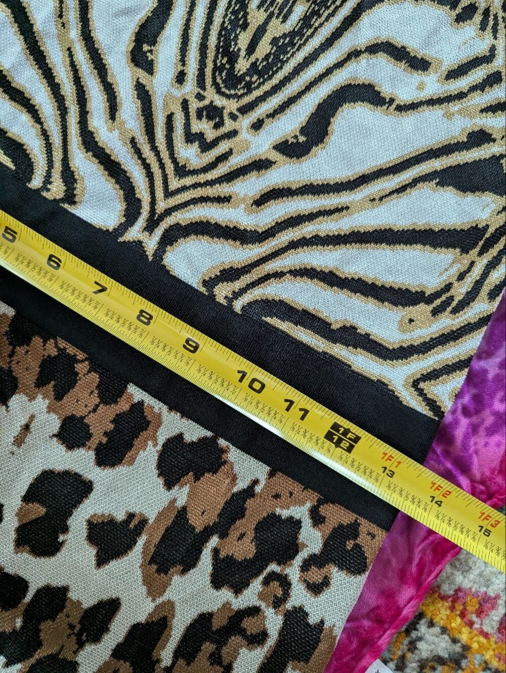Karen Millen NWT Slinky Animal Print Knit Maxi Dress 4 Halter Safari Cocktail - Picture 10 of 12